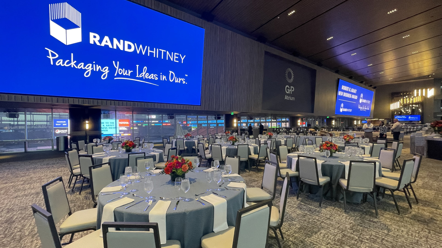 A new look for the Putnam Club. Set and - Gillette Stadium