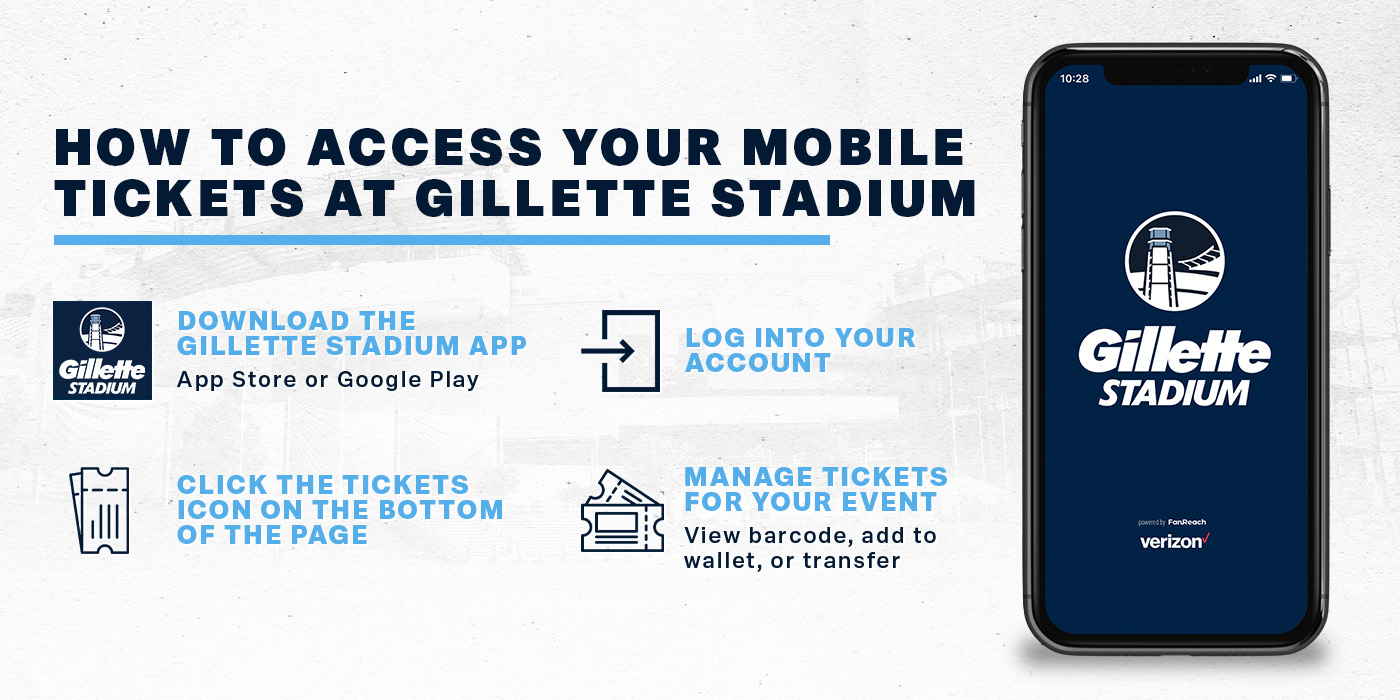 Mobile Tickets Gillette Stadium