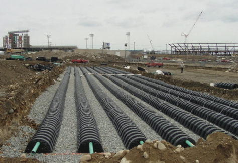 Constructing the Wastewater Treatment Plant