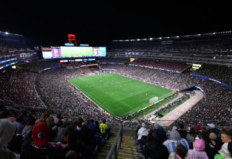 LED sports lights at a Revolution match