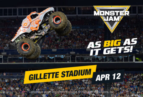 Monster Jam at Gillette Stadium on April 12, 2025.