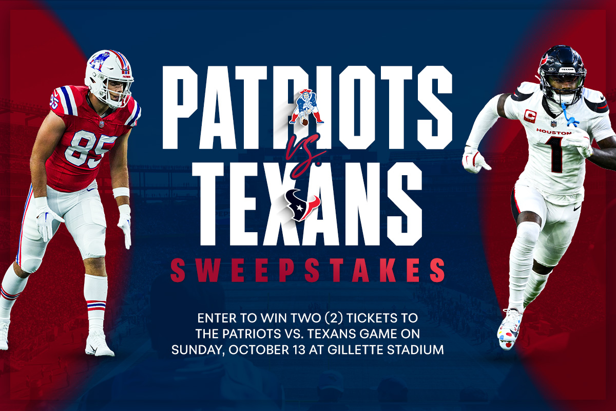 Patriots versus Texans Sweepstakes