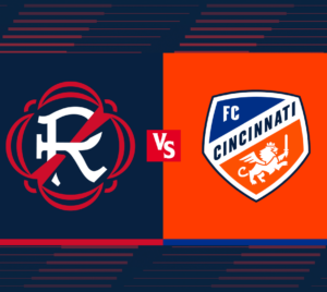 The New England Revolution vs. Cincinnati FC.